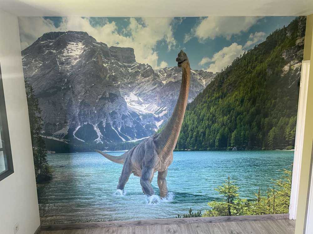 Brachiosaurus i vannet
