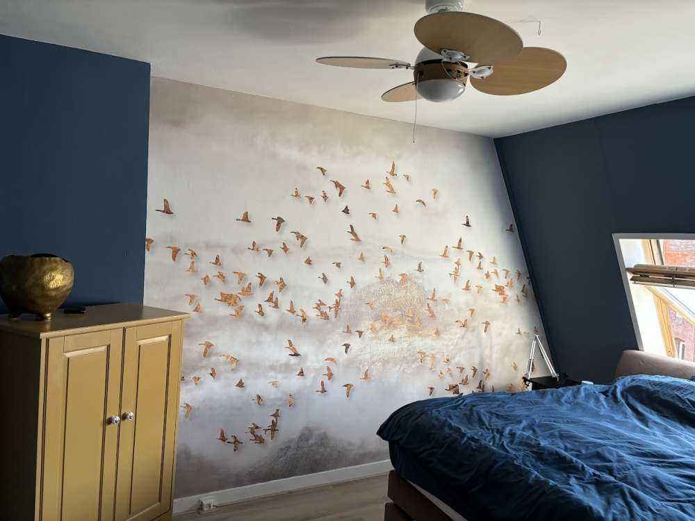 Flock av fåglar