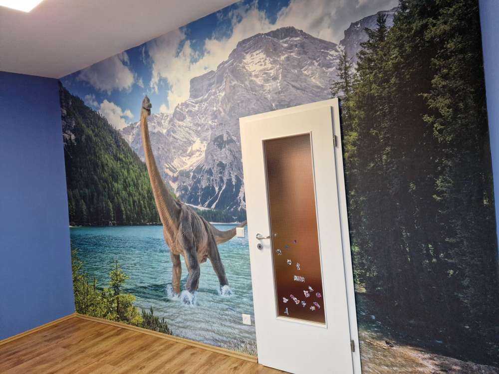 Brachiosaurus i vannet