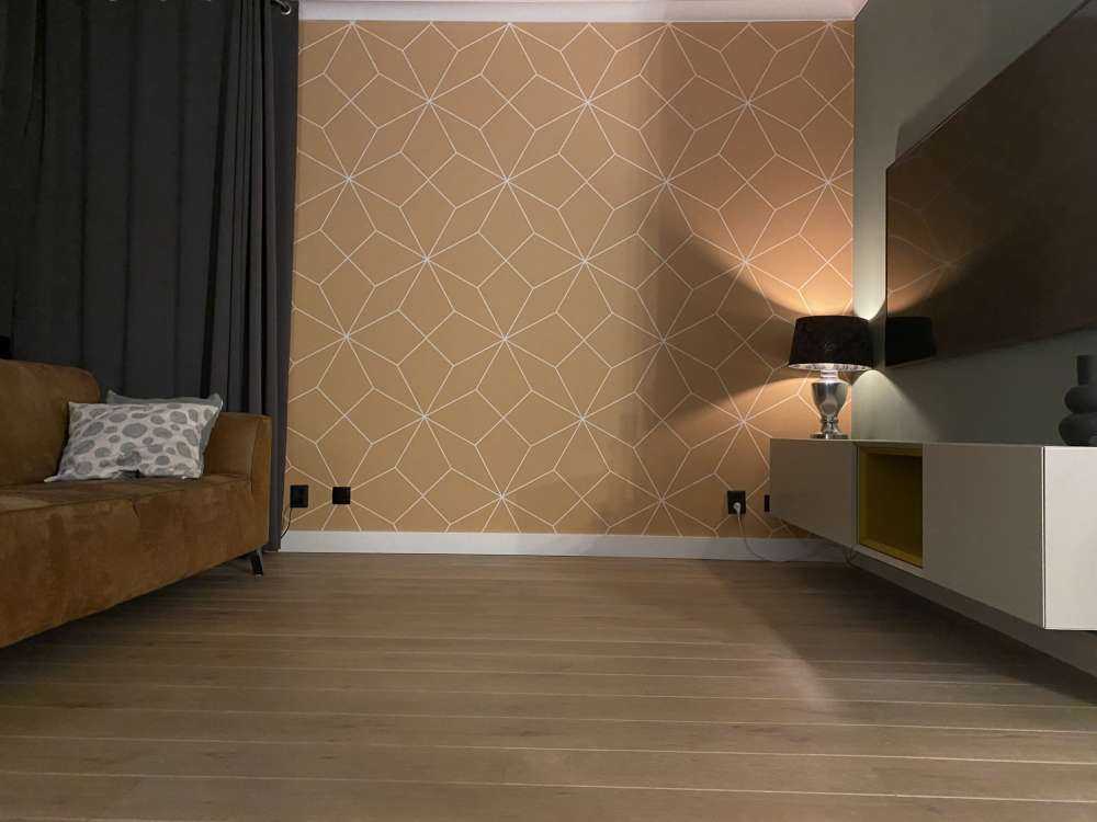 Abstrakte linjer, hvite