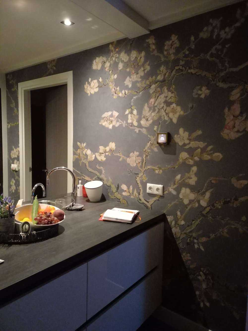 Mandelblomst i blomst