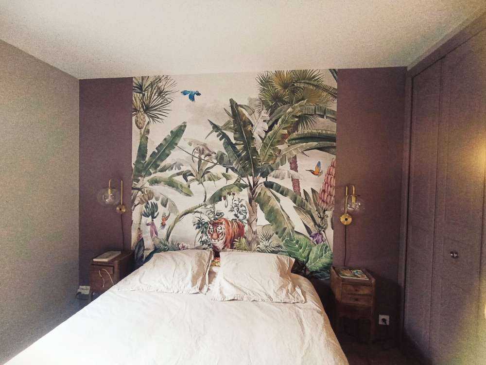 Tropisk teckning av regnskog