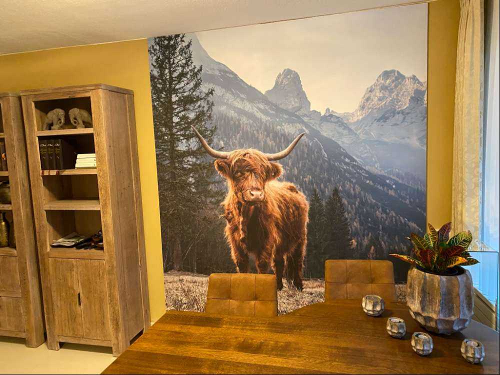 Skotsk hoglandare bloch träden