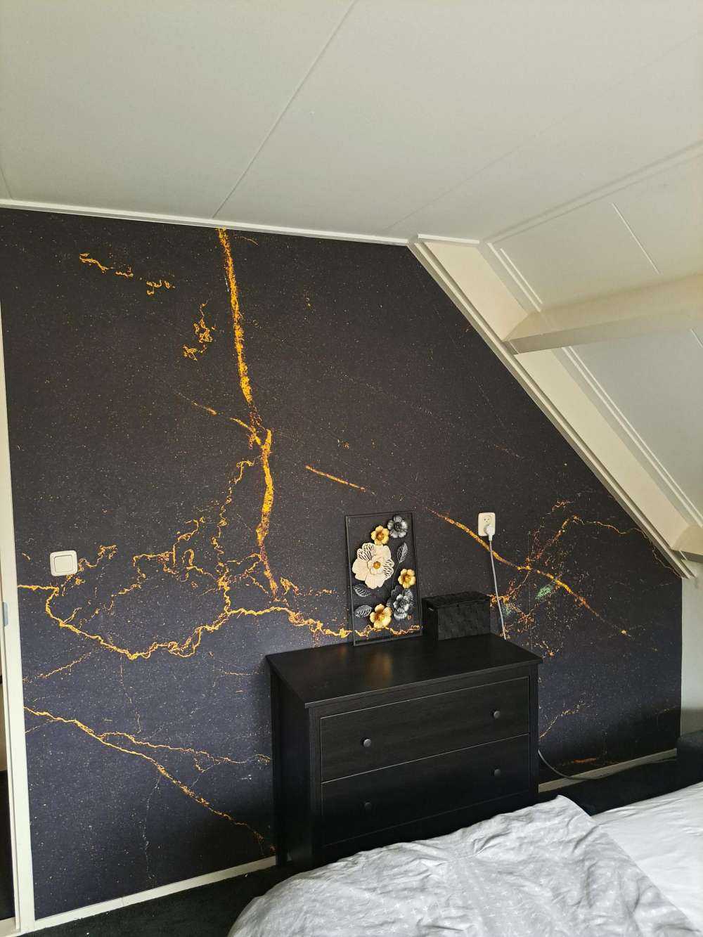Marmor med guld