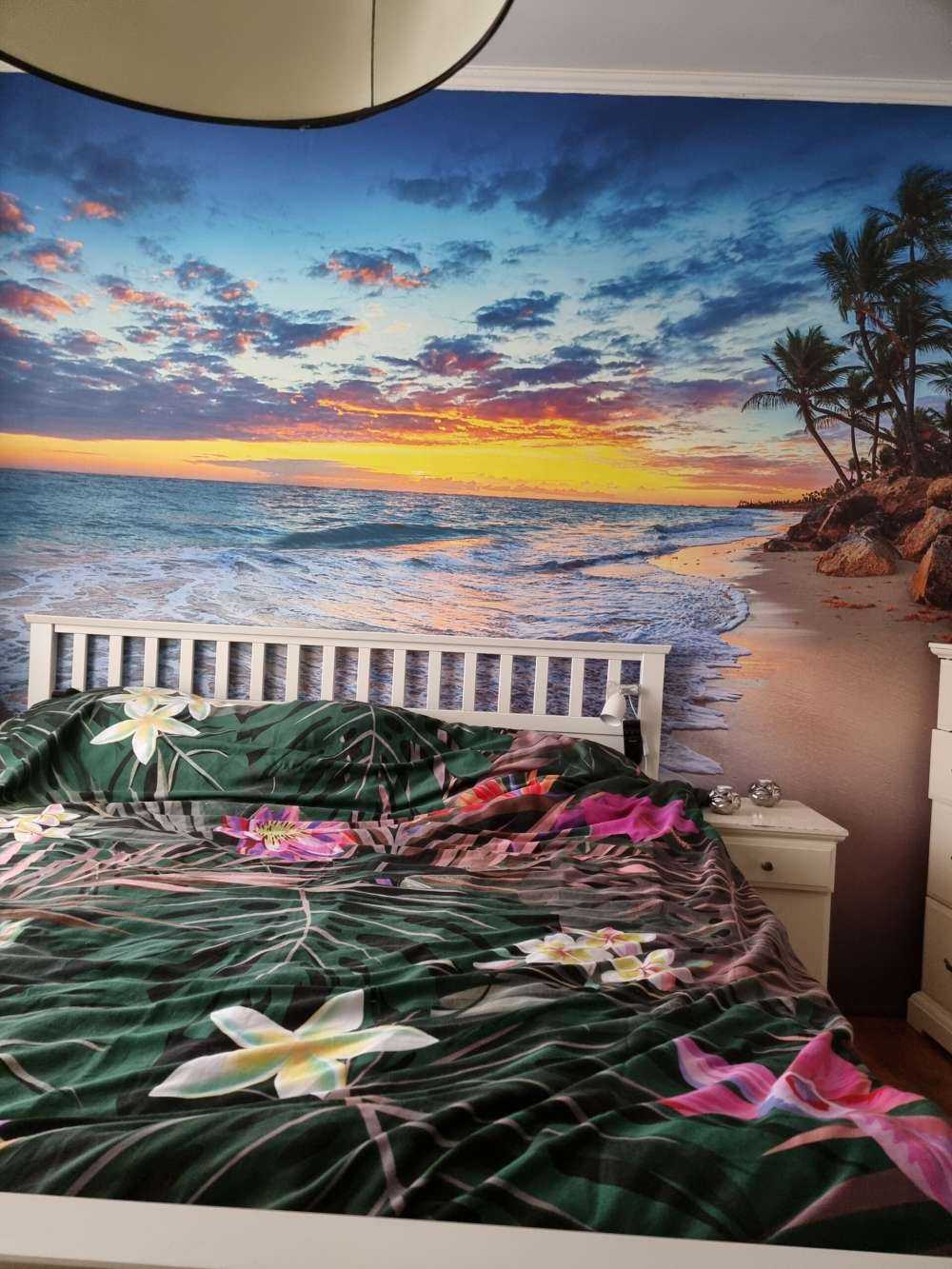 Soloppgang på stranden