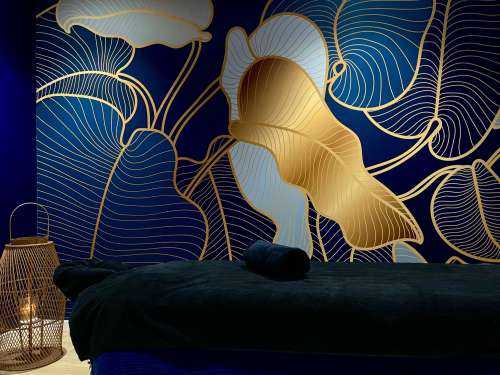 Luksuriøs gull Art Deco