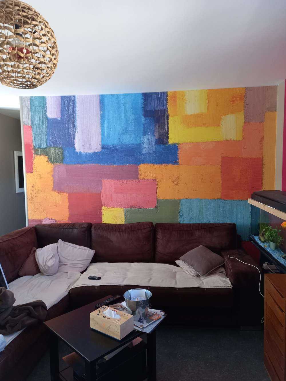 Färgglad ytfördelning