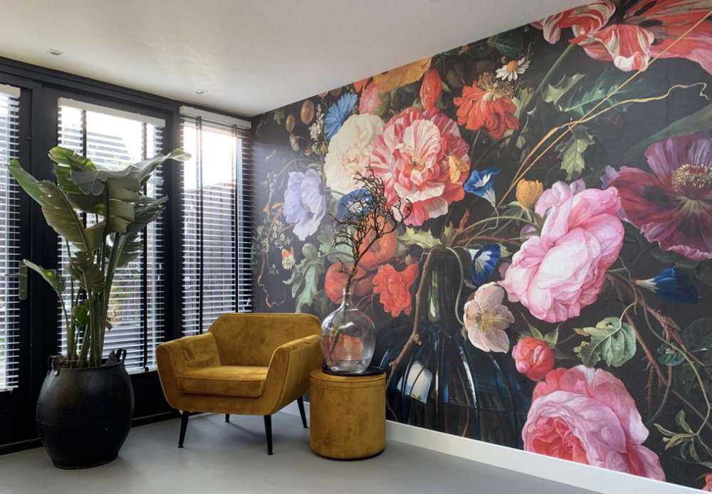 Vase med blomster
