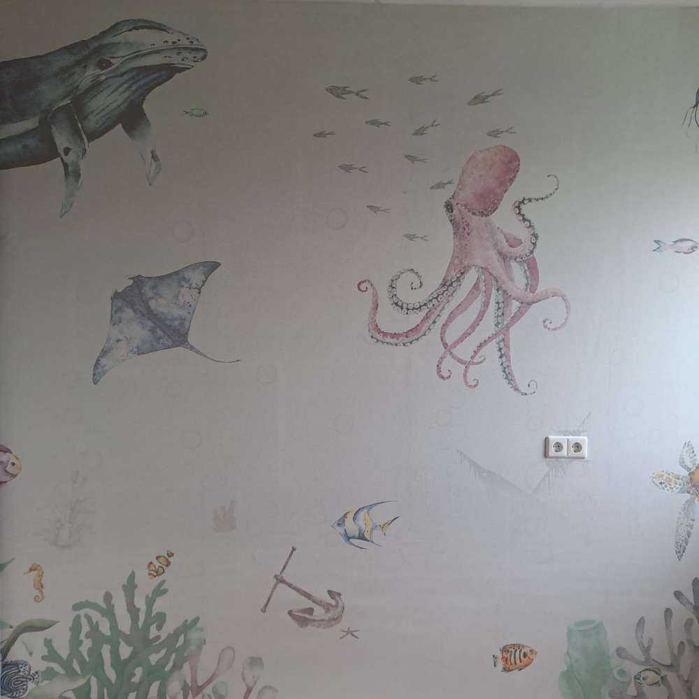 Undersøisk verden af __vandmaling