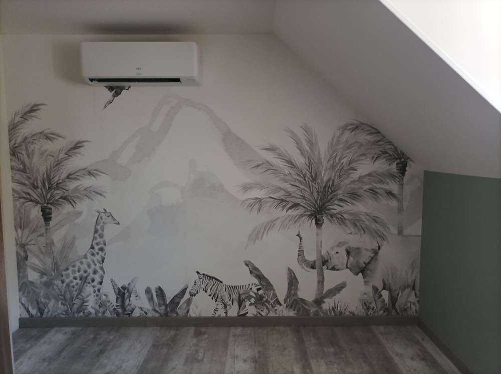 Jungledyr i sort og hvid