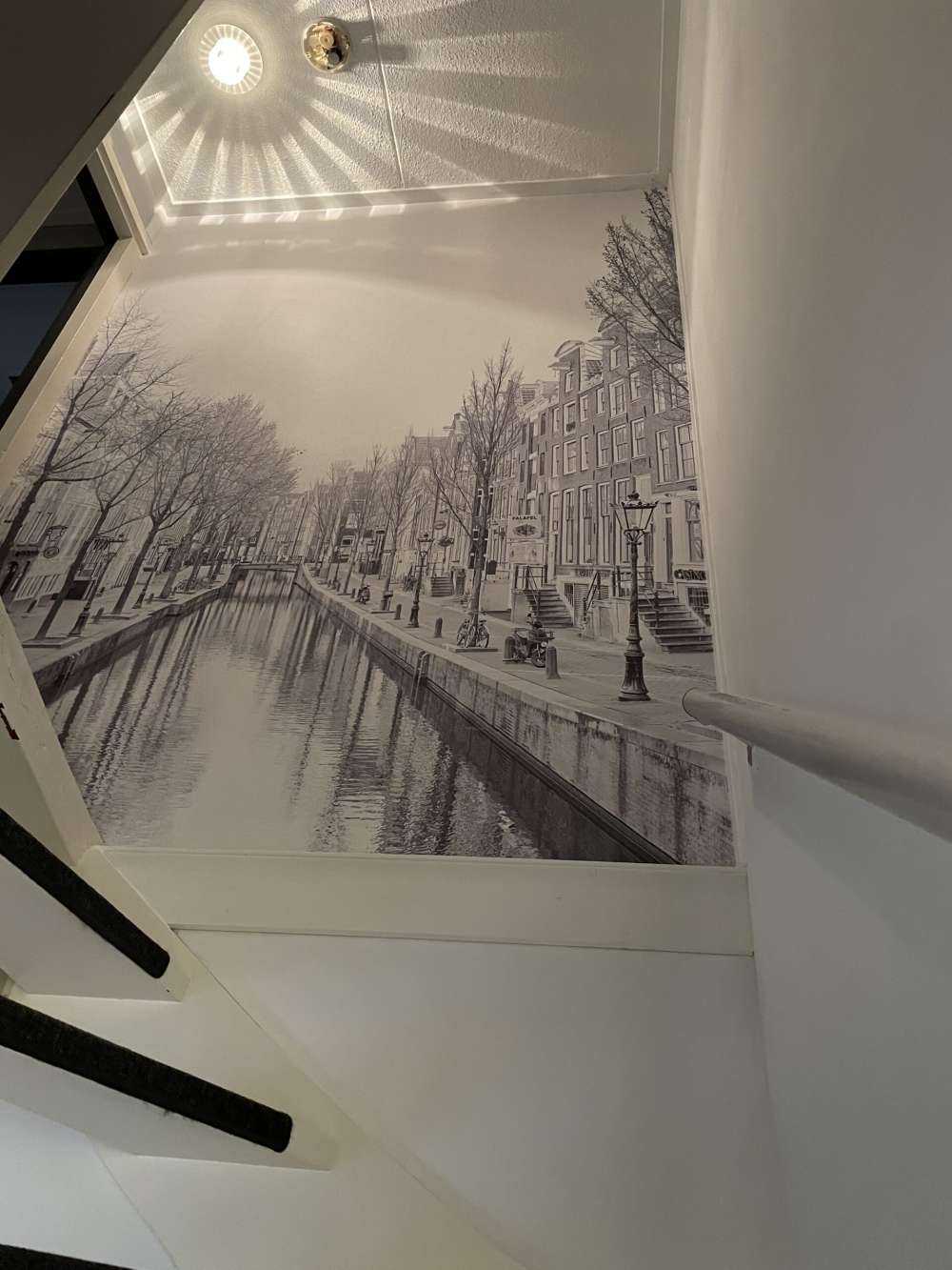 Amsterdam i svartvitt