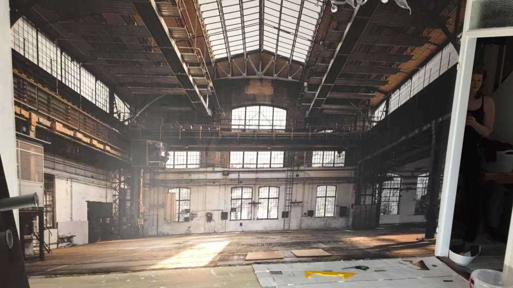 Forladt industrihal