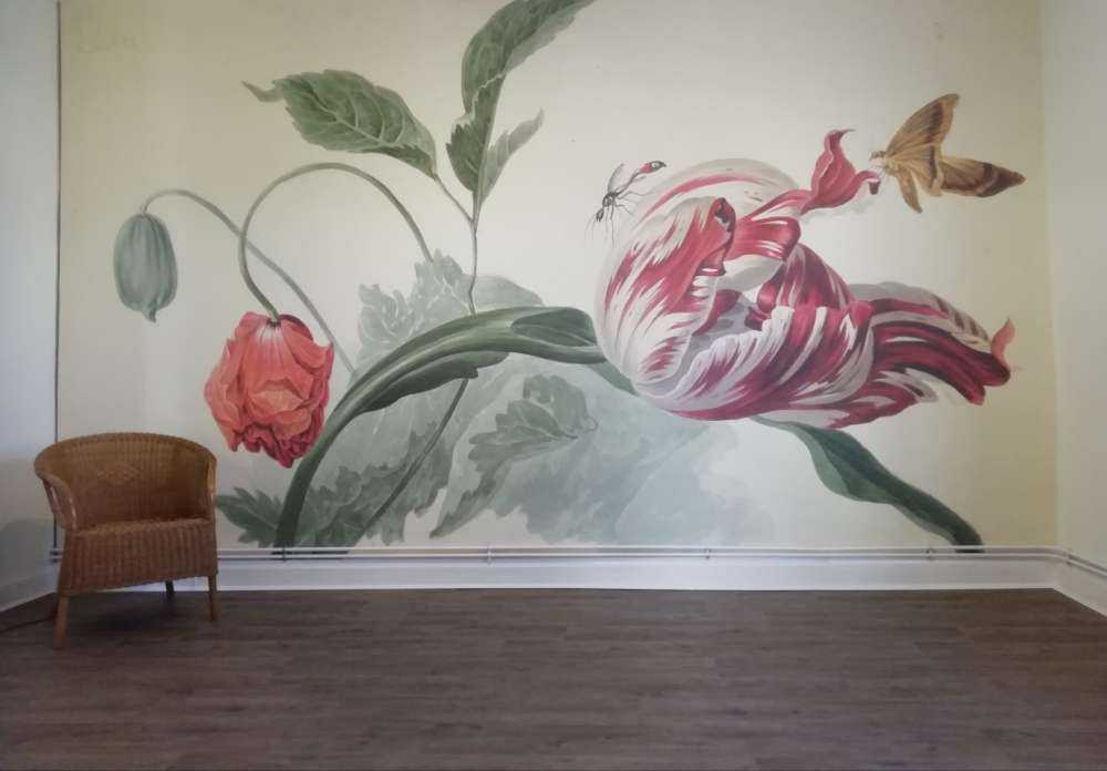 tulipann og en valmue, Willem van Leen