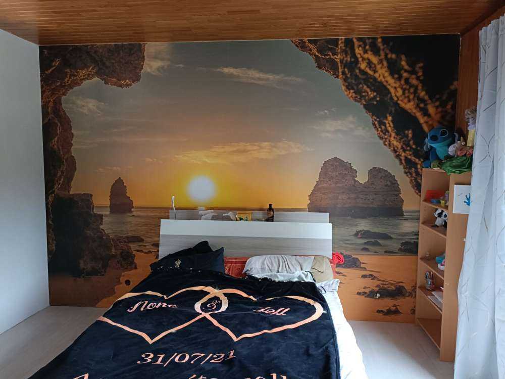 Soloppgang fra en hule