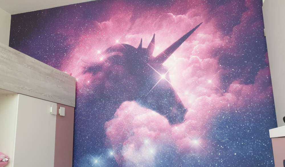 enhjørning silhuett