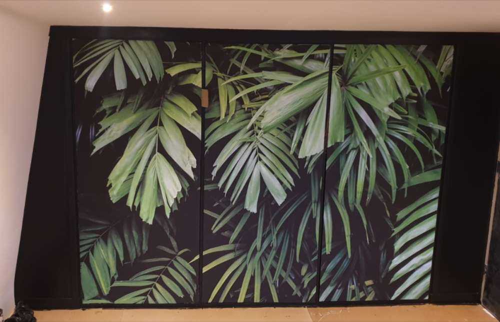 Stora palmblad