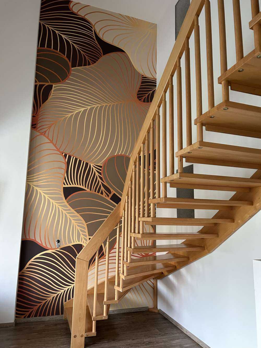 Brune tropiske blade