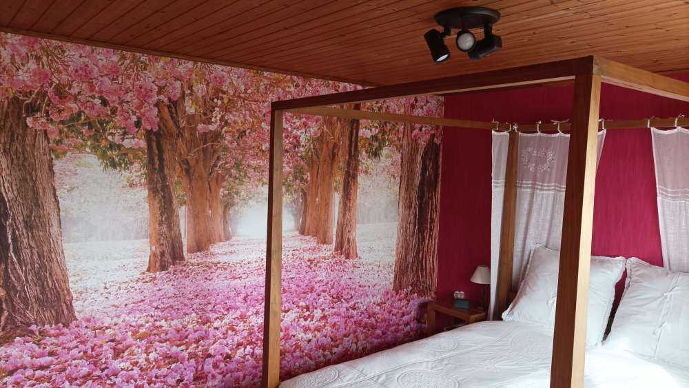 fototapet blomstre