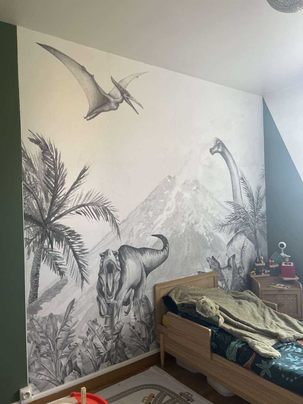 Dino er i svart og hvitt