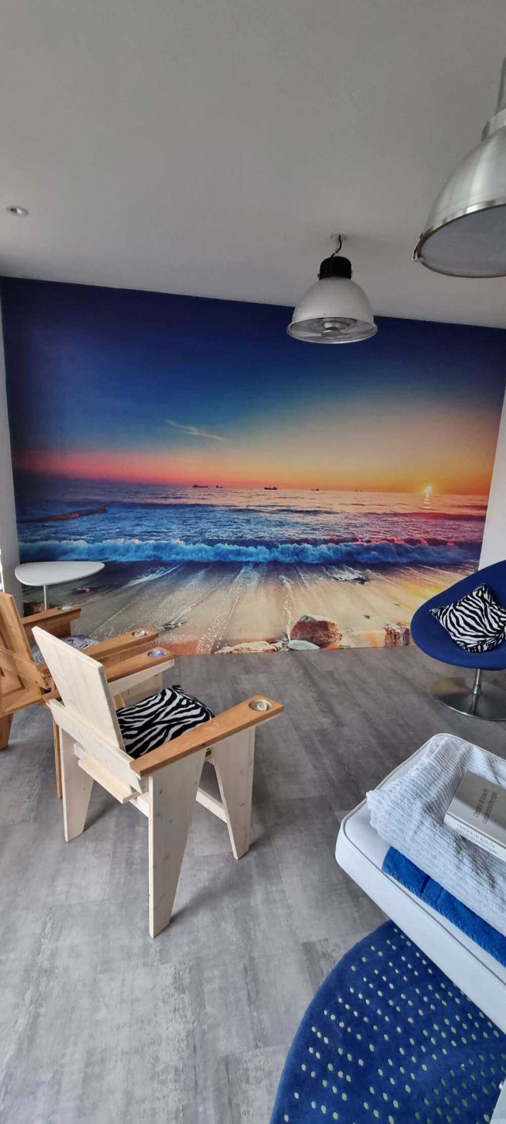Solnedgång över havet