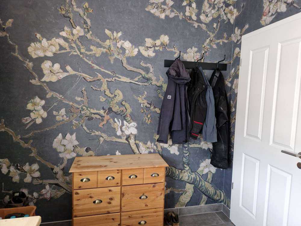 Mandelblomst i blomst