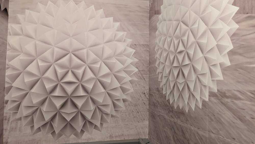 Hvide 3D-kugler