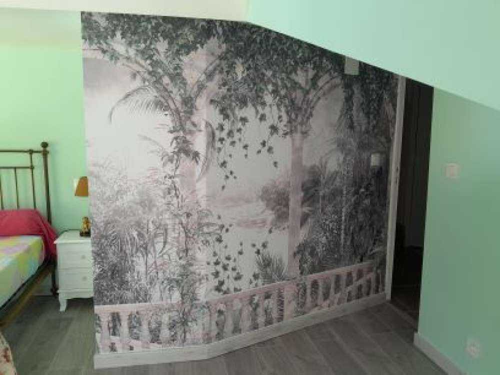 Tropiske træer og blade