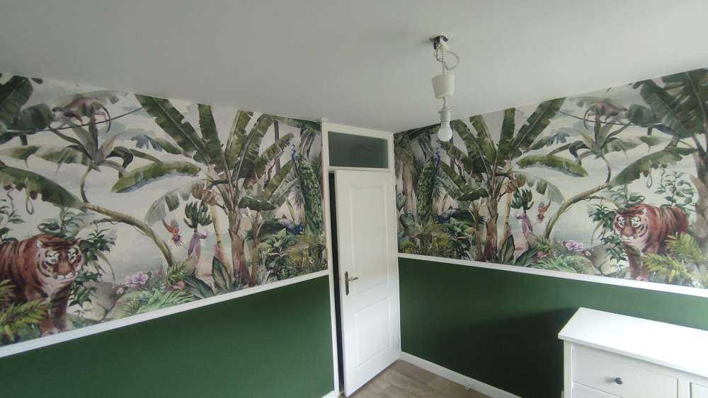 Tropisk tegning af regnskov