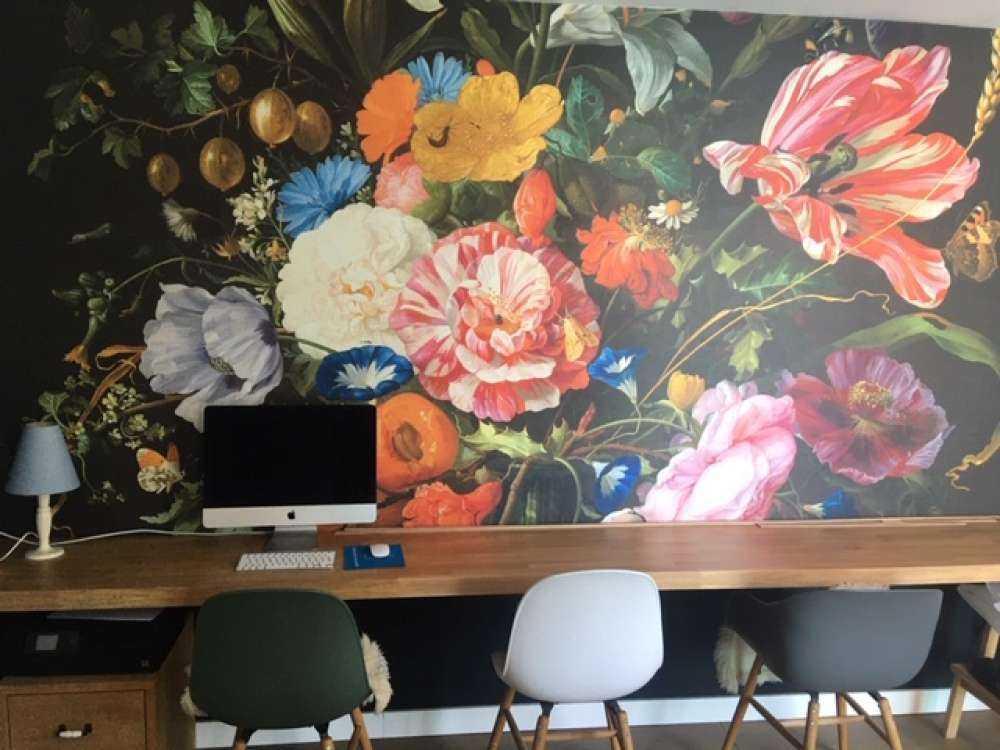 Vas med blommor