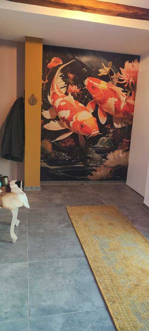 Koi og Blomst Dans
