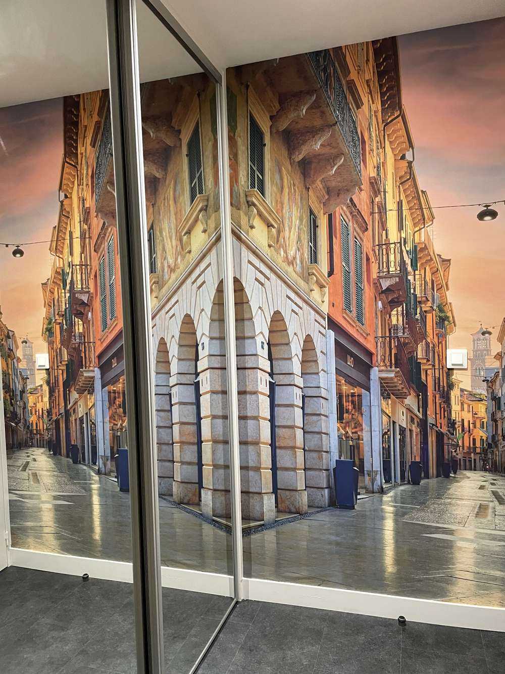 Handlegate ved soloppgang