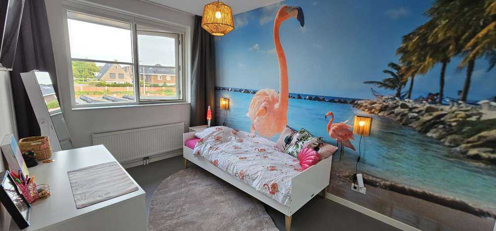 Flamingo på stranden