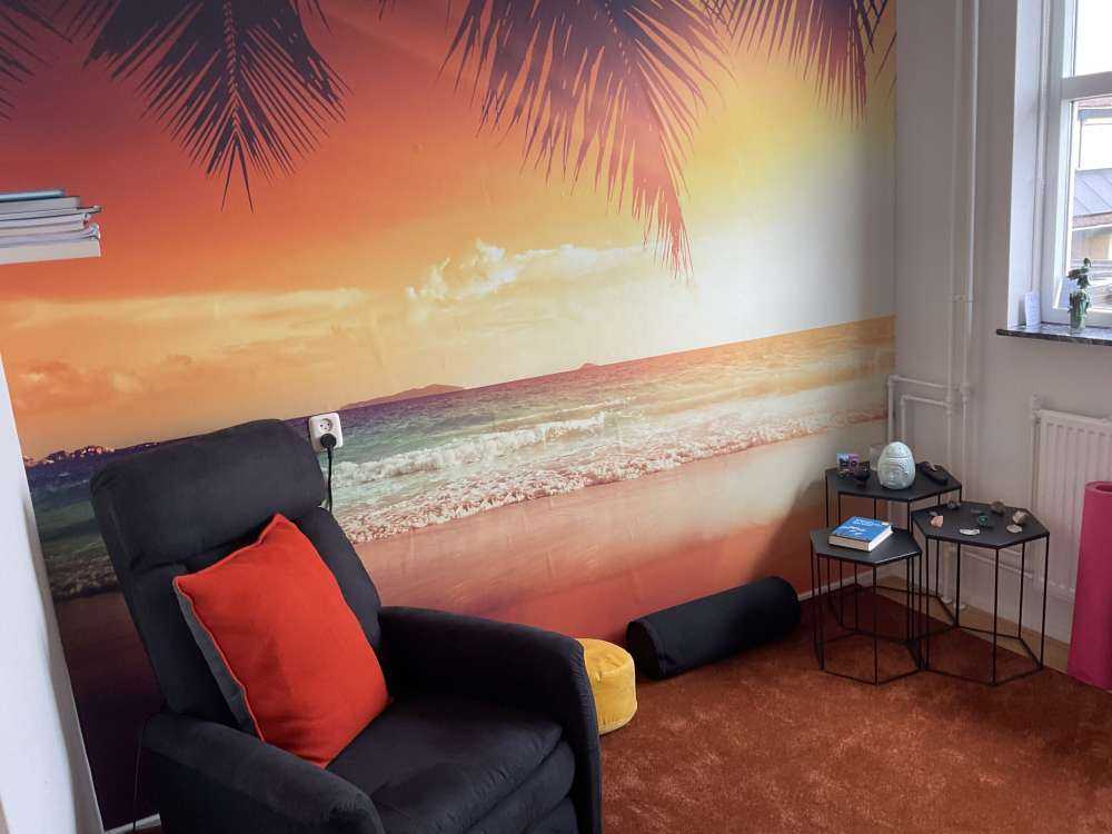 Orange solnedgång