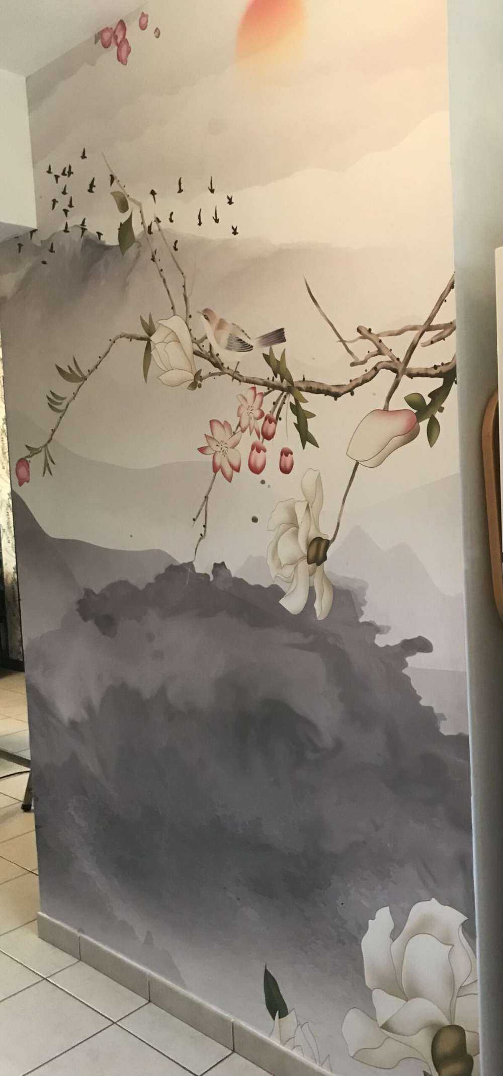 Gråa berg och kullar