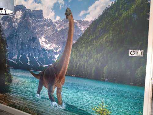 Brachiosaurus i vatten
