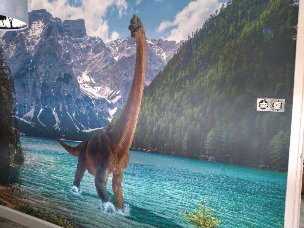Brachiosaurus i vannet