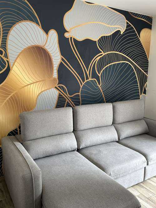 Luksuriøs gull Art Deco