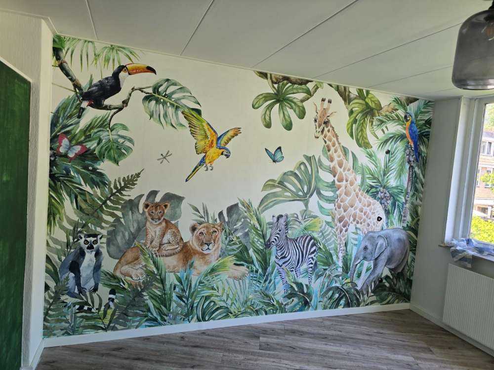 Vilda djuren i djungeln