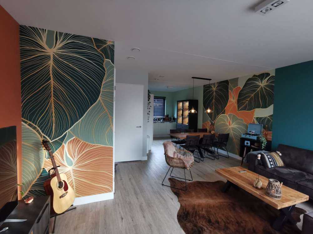 Blad med koppar