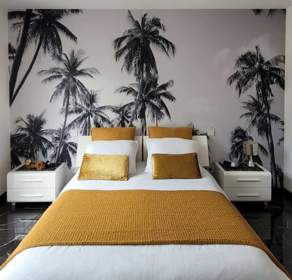 Palmer i sort og hvidt