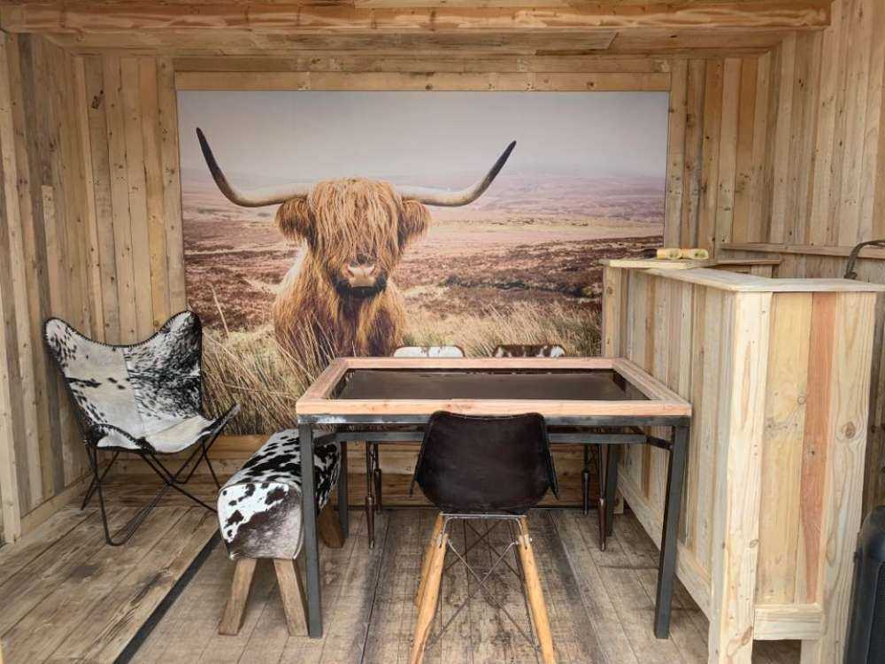 Skotsk hoglandare med vass