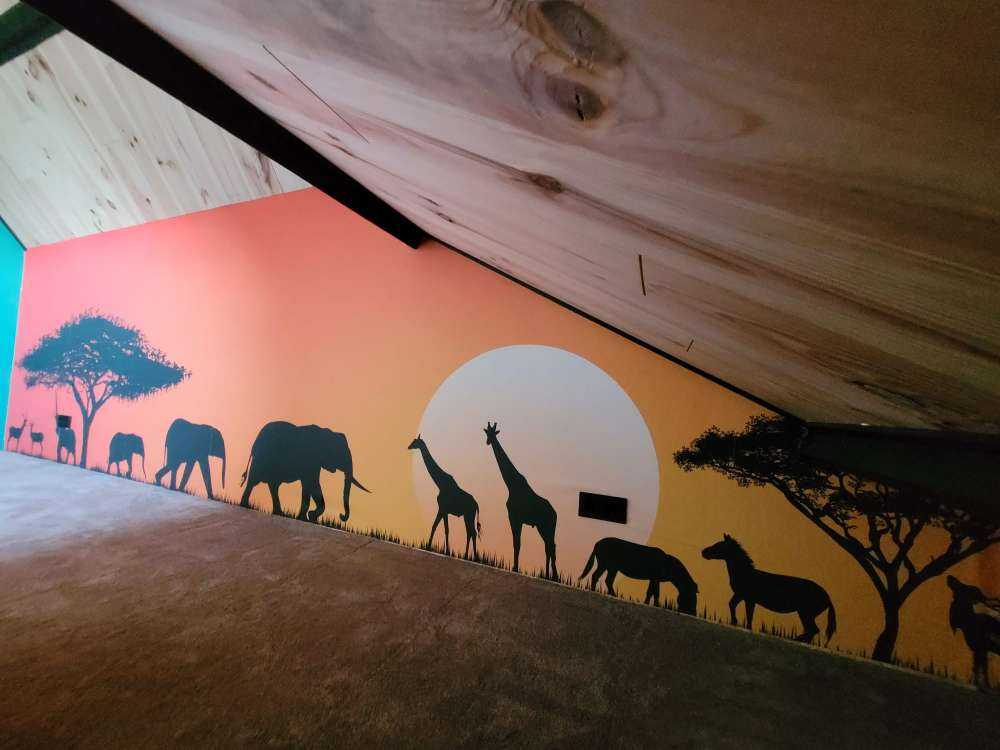 Safari vid solnedgången