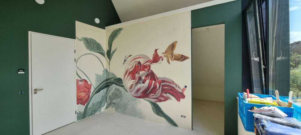 tulipann og en valmue, Willem van Leen