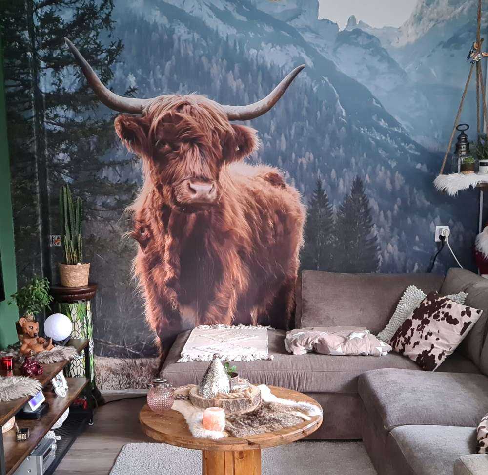 Skotsk hoglandare bloch träden