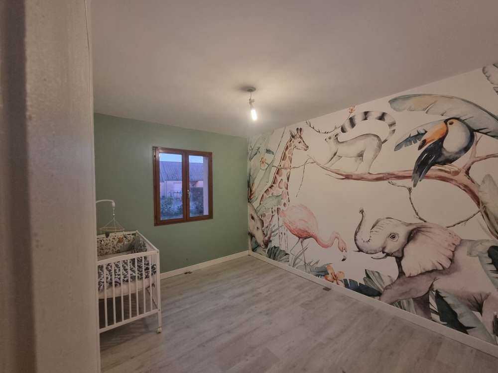 Akvarell afrikanska djur