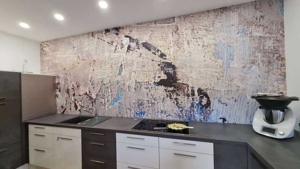 Grøn abstrakt kunst