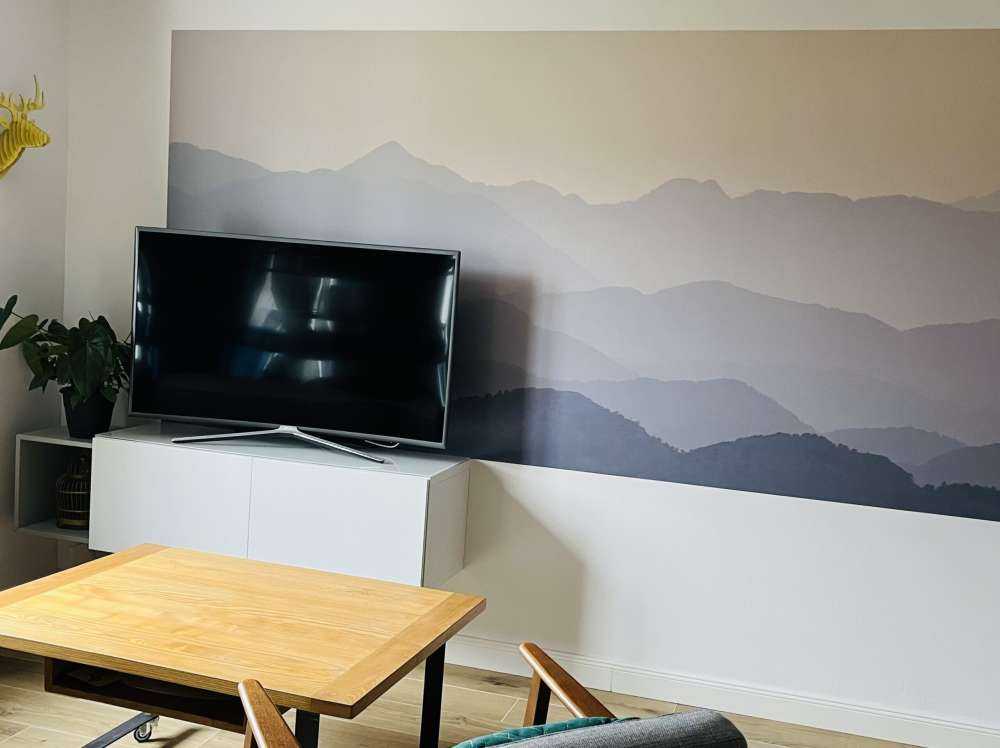 Bjerglandskab i junglen