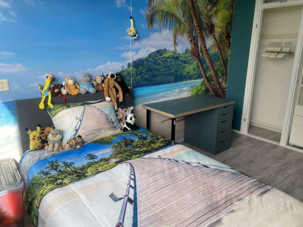 Smuk strand med palmer