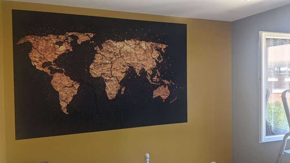 Gyllene världskarta