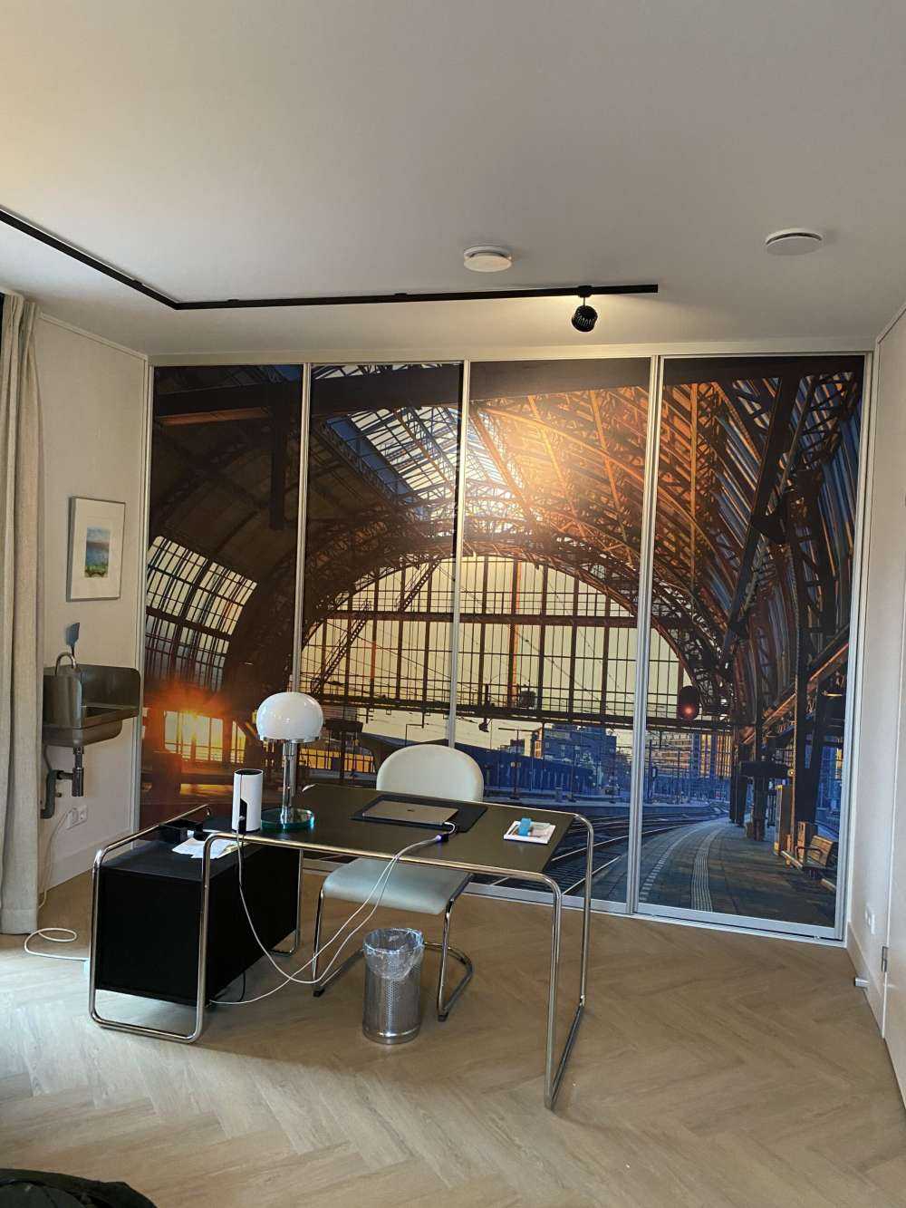 Soloppgang på stasjonen